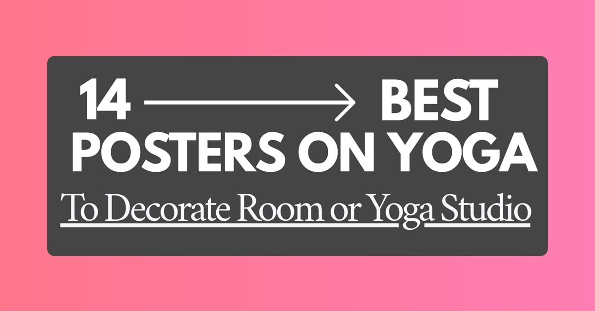 14 Amazing Posters on Yoga for Your Home & Inspiring Spaces